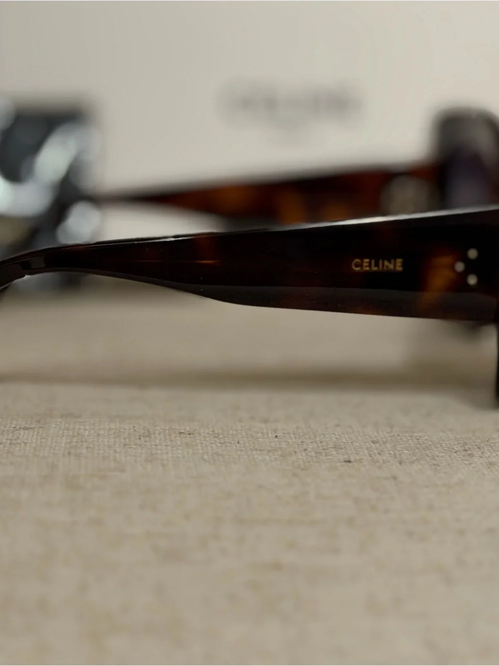 Celine Women’s Tortoiseshell Square Sunglasses - Brown Gradient